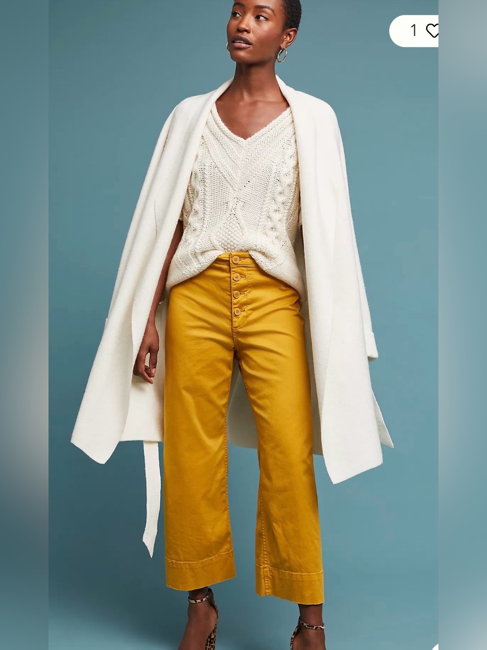 Anthropologie Cropped Chino Pants